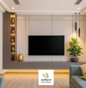 ديكور شاشات تلفزيون في الرياض
