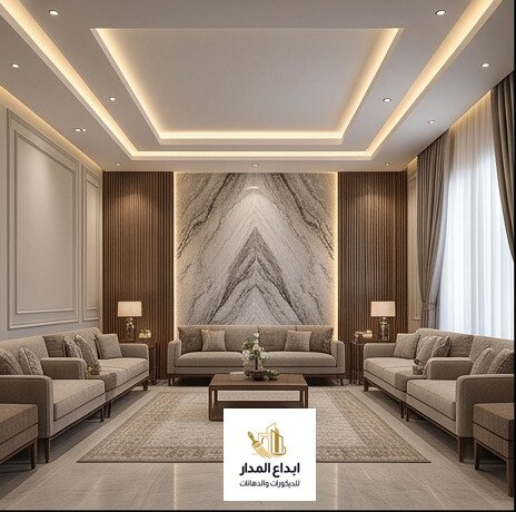 تنفيذ دهانات وديكورات مجالس وصالات في الرياض